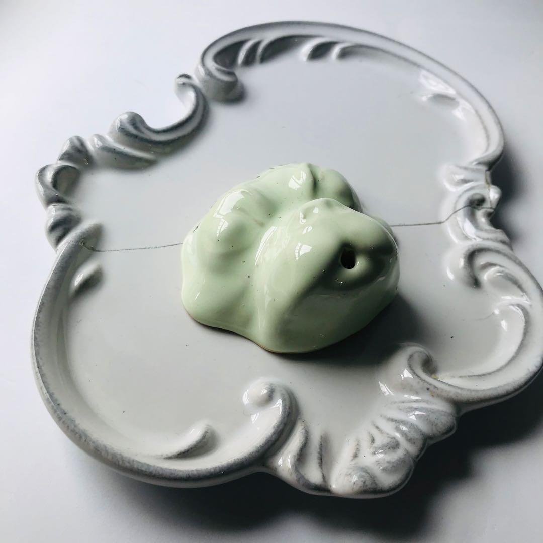 希少クーンケラミックKuhnKeramikインセンスホルダーアスティエ　ドッグ