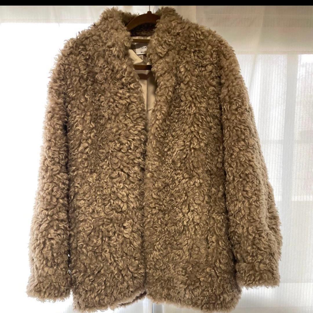 な*ん様 CLANE 田中みな実　CURL FUR SHORT COAT