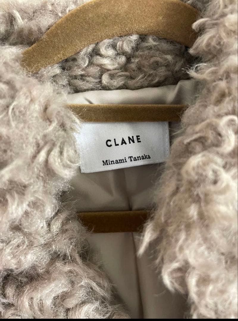 な*ん様 CLANE 田中みな実　CURL FUR SHORT COAT
