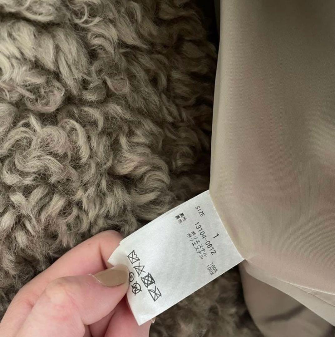 な*ん様 CLANE 田中みな実　CURL FUR SHORT COAT