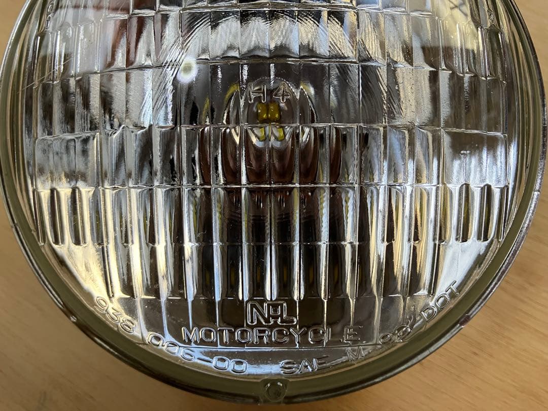 純正H4 FX XL 5-3/4 曲面レンズ ヘッドライト スポーツスター