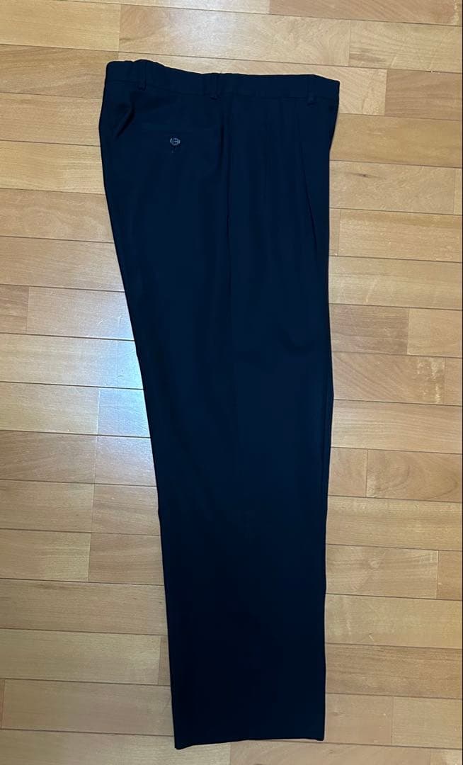 armani 90s ウールワイドスラックス　イタリア製　サイズ46