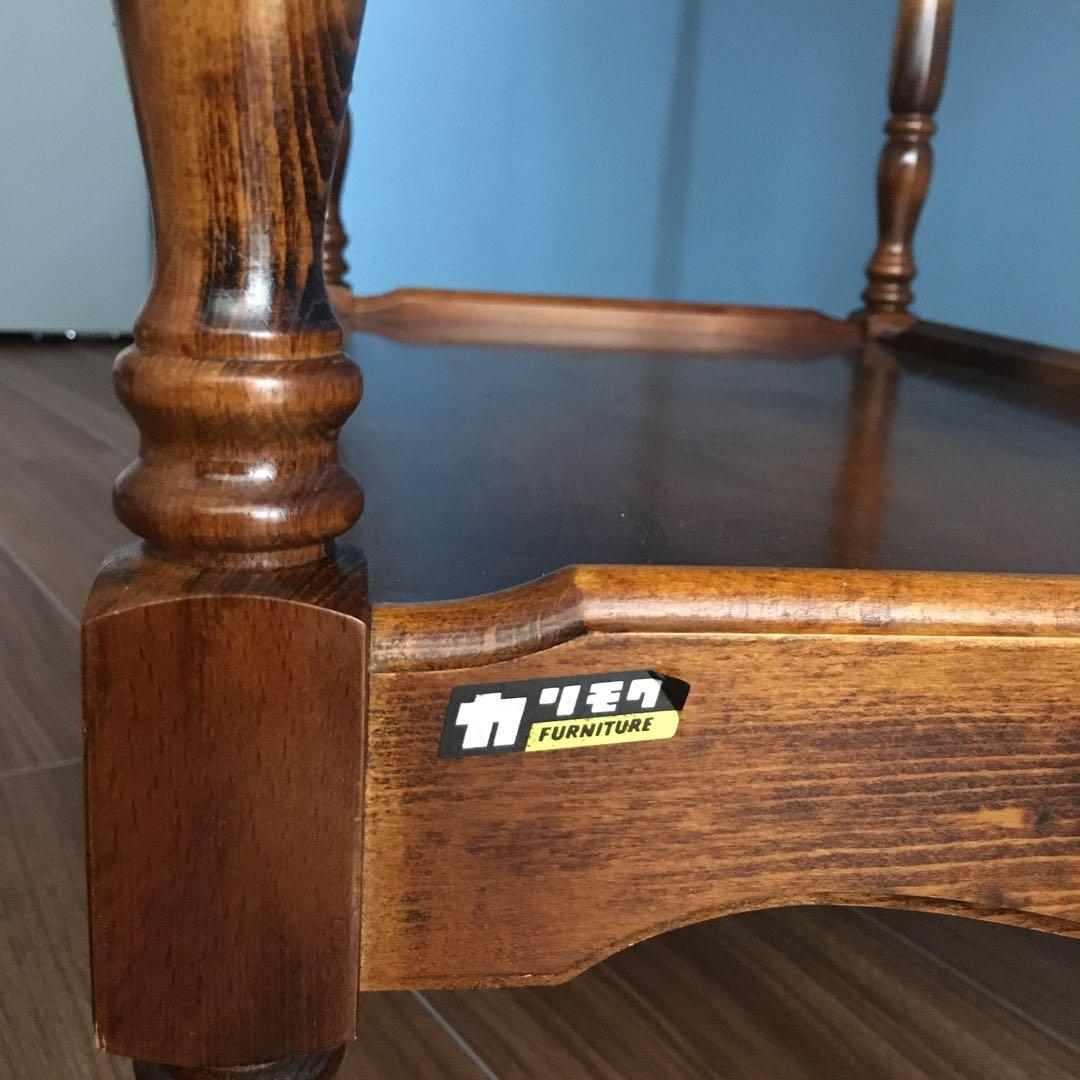 カリモク家具 キッチンワゴン 引き出し付き オールドカリモク 昭和レトロ