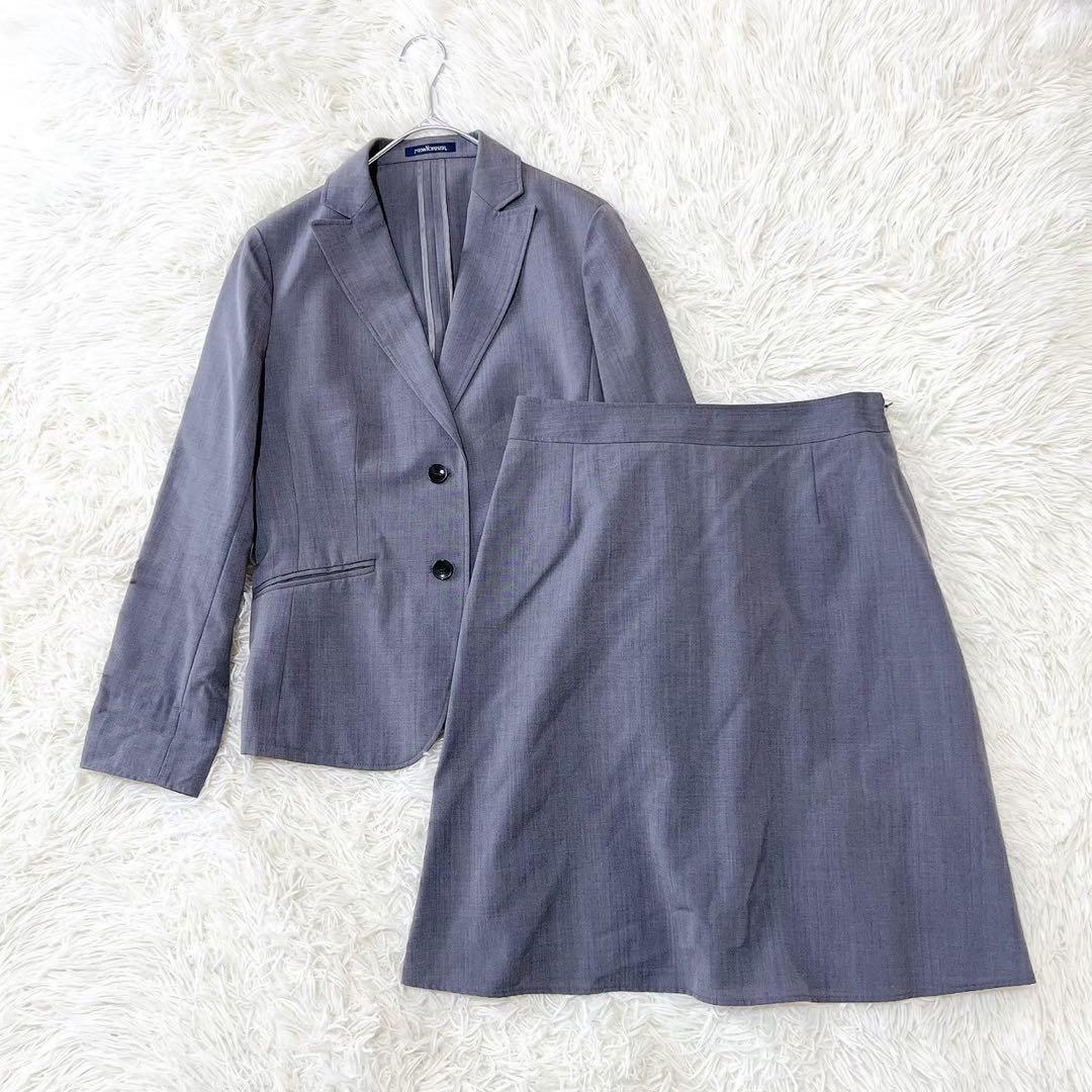 《ニューヨーカー》 (13A) スカートスーツセットアップ テーラード フレア