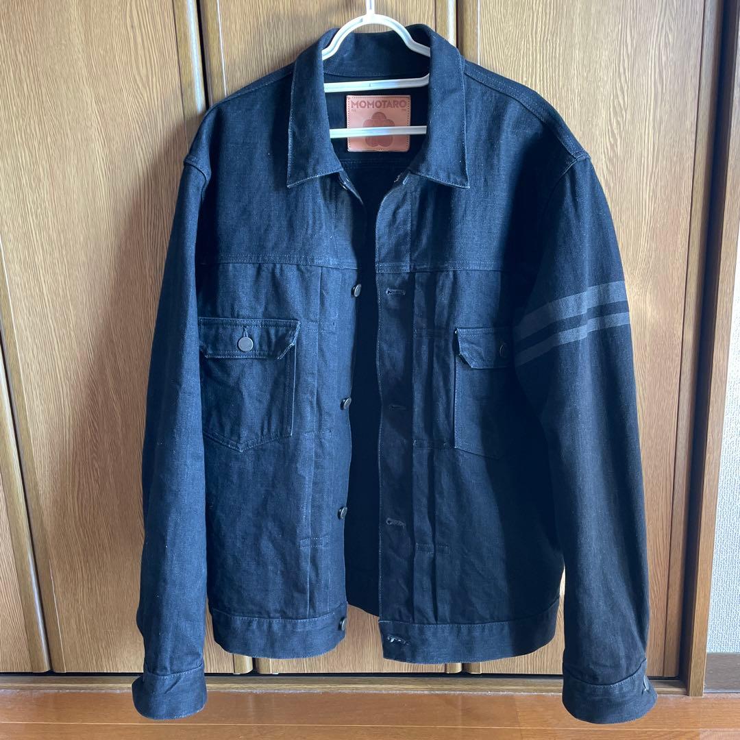 MOMOTARO ブラックデニムジャケット　セカンド