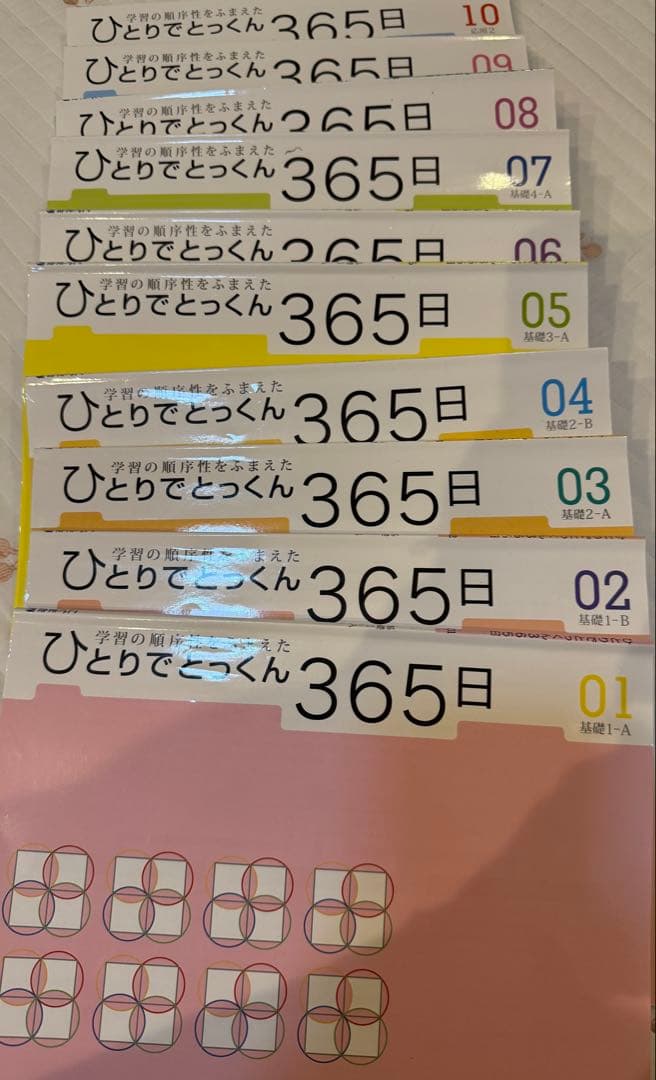【全ページ未記入】こぐま会　ひとりでとっくん　365日　01-10