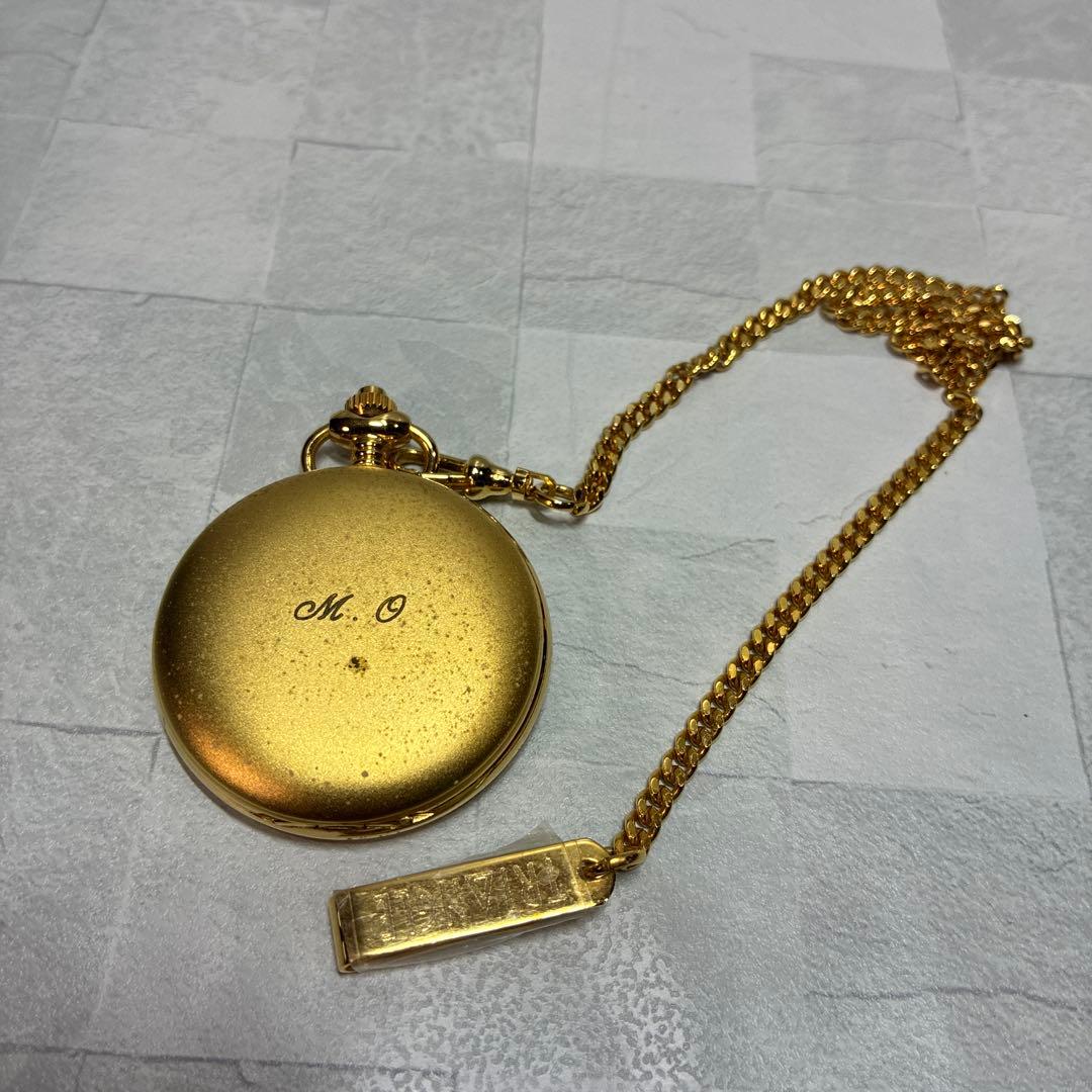 トライアングル 手巻き式 懐中時計 キッコーマン 懸賞 レトロ 非売品