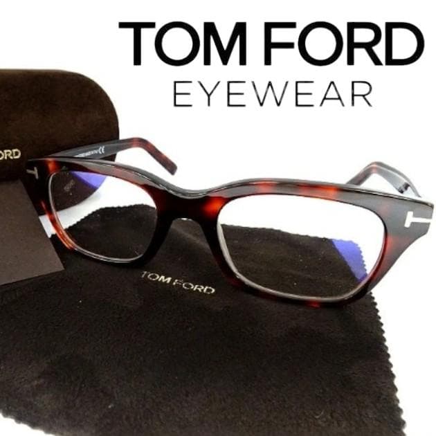 TOM FORD EYEWEAR 伊製 ブルーライトカット メガネ 定5.5万