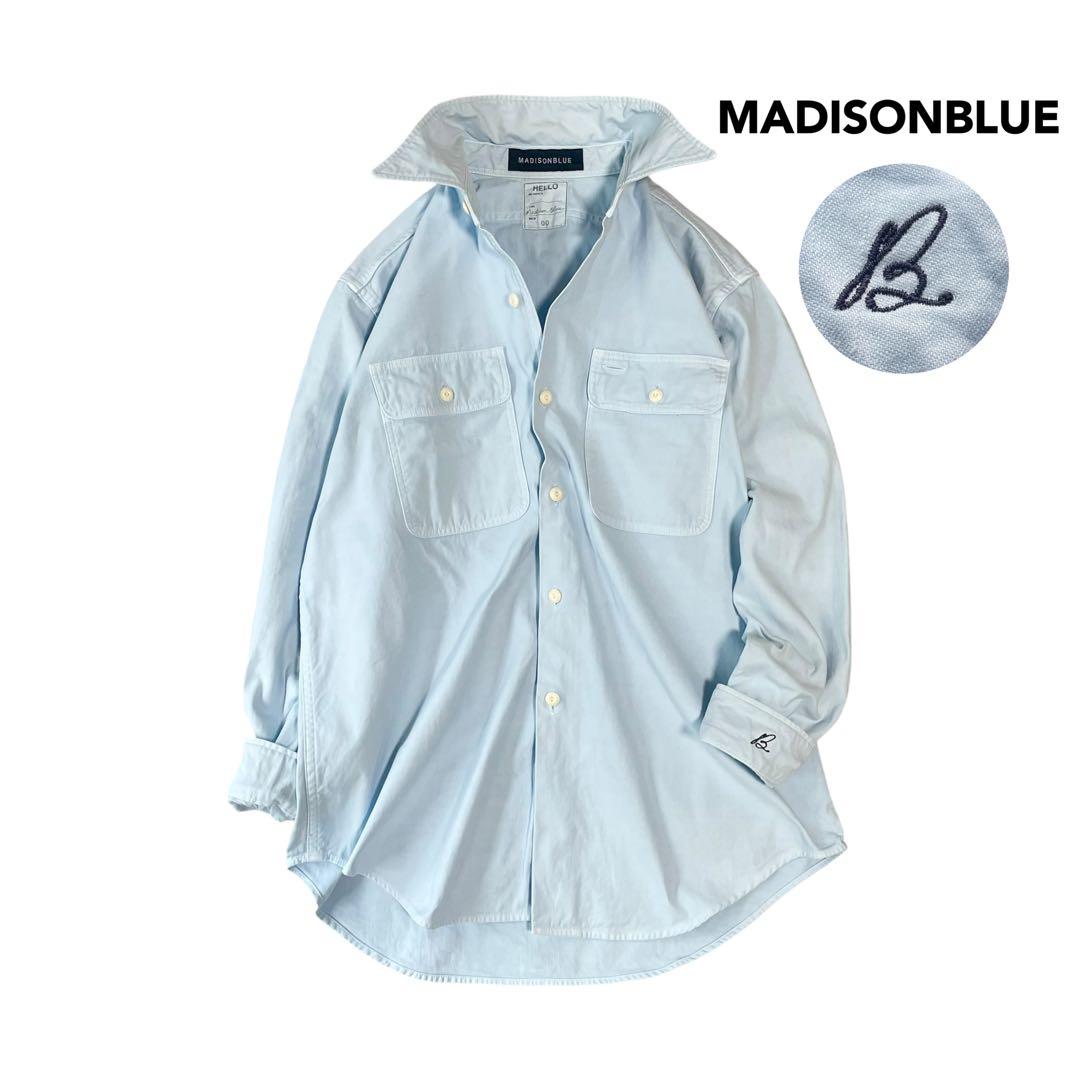 【定価4.2万】ほぼ未使用✨マディソンブルー ハンプトンパステルシャツ ブルー