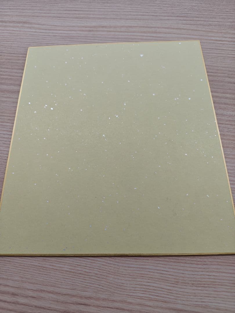 メーテル　手描きイラスト入りサイン色紙