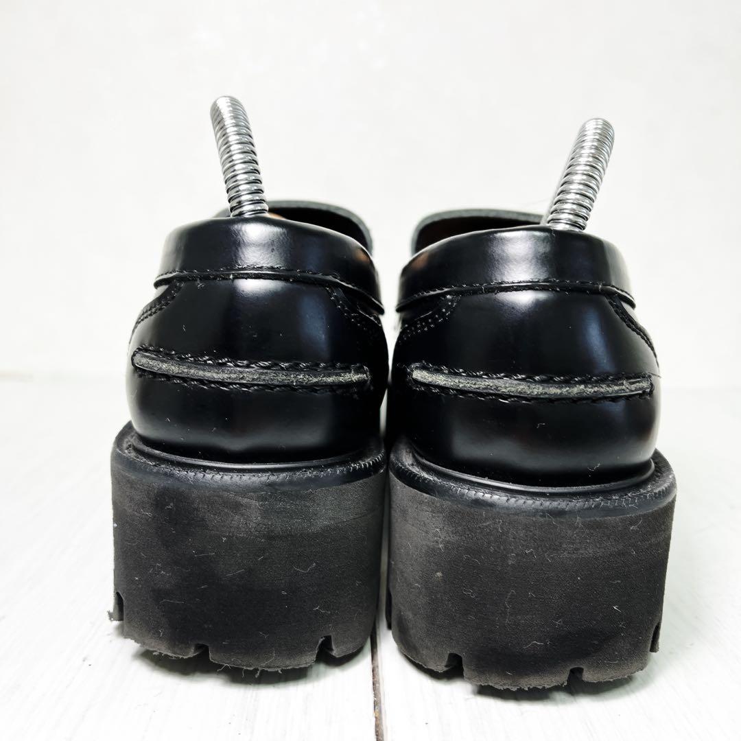 カミナンド ローファー サイズ6 厚底 ブラック