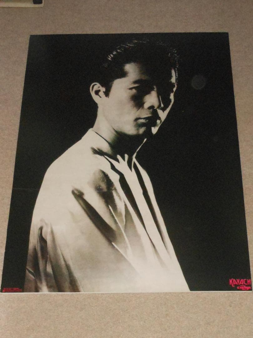 矢沢永吉　KAVACH　カバチ　ポスター　パネル　ワーナーパイオニア　1980？