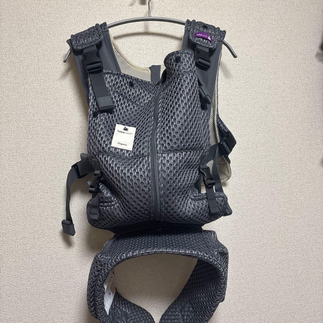 bebeswan べべスワン抱っこ紐おんぶ紐　チャコールグレー 新品