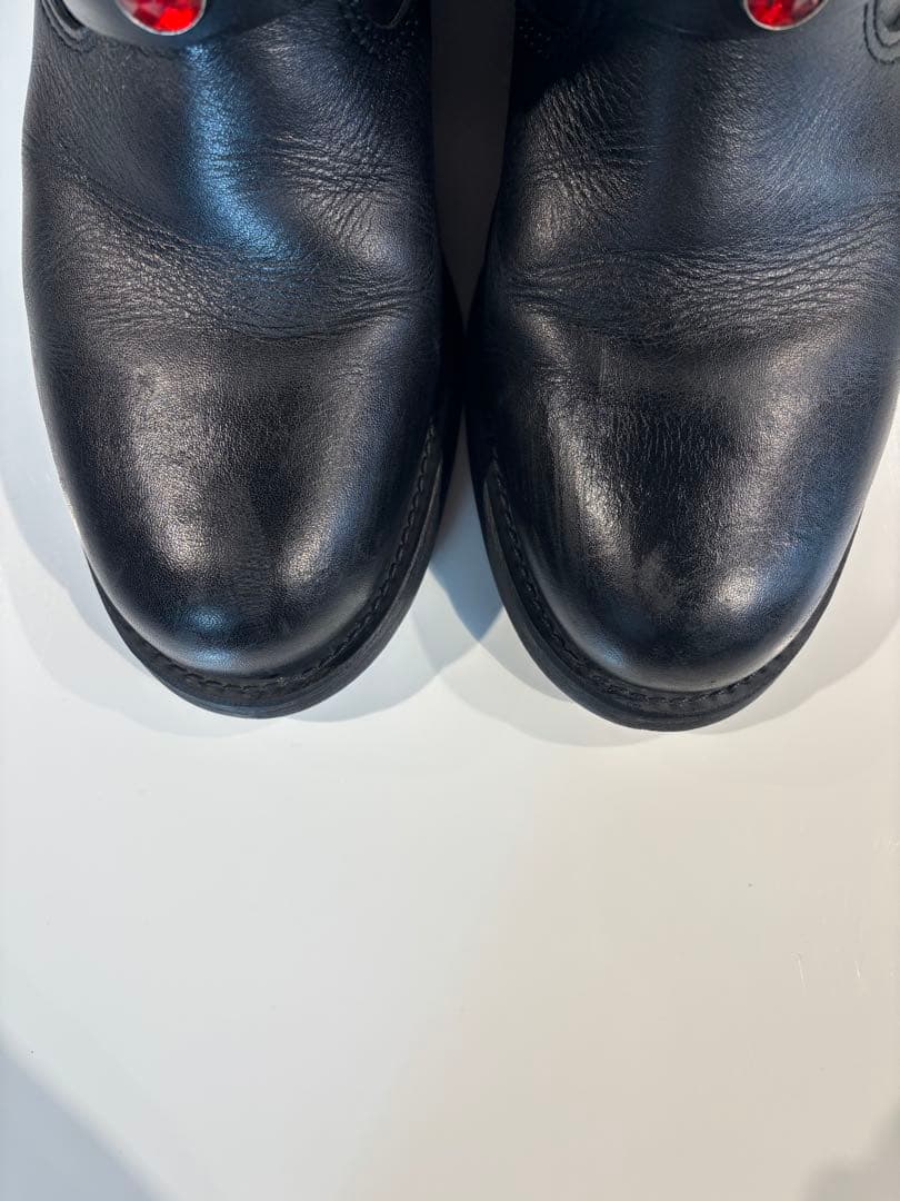 ［02aw］ジュンヤワタナベコムデギャルソンマンピンク　スタッズブーツ