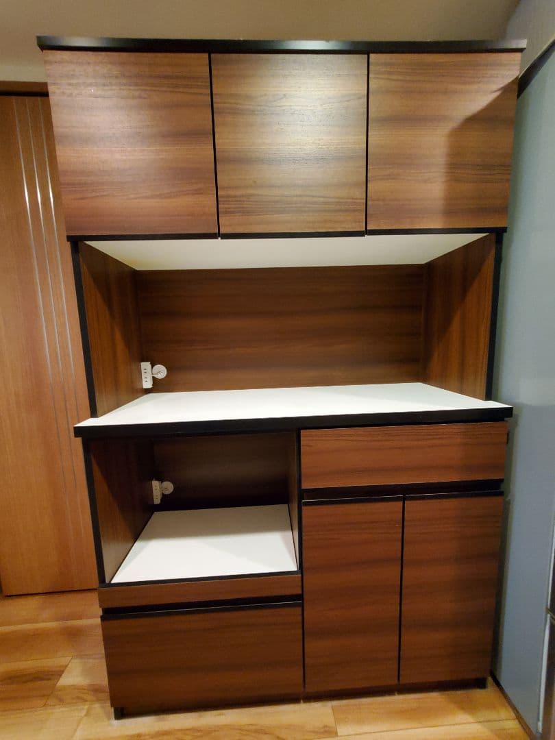 キッチンボード　食器棚　120