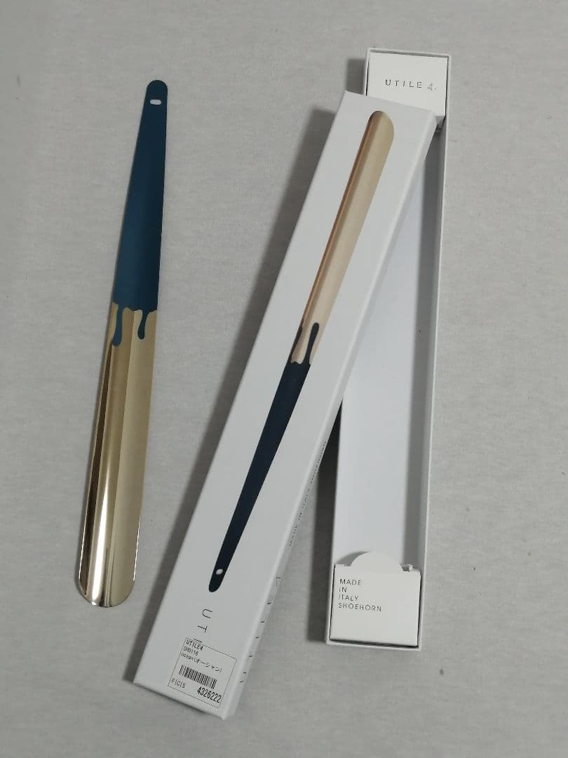 ★新品・イタリア製・シューホーン【UTILE4】ペイントデザイン　オーシャン