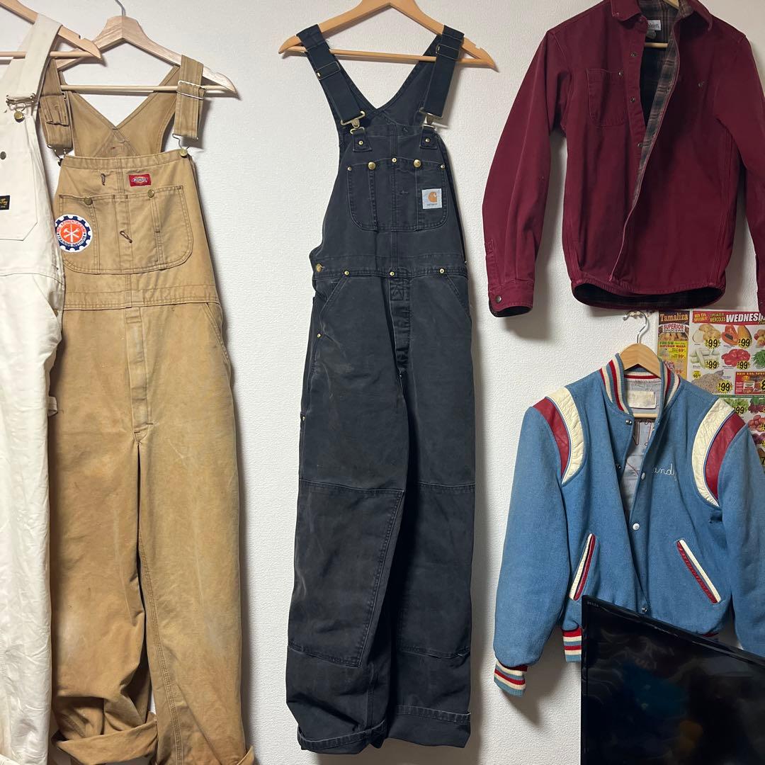 Carhartt ブラック　オーバーオール