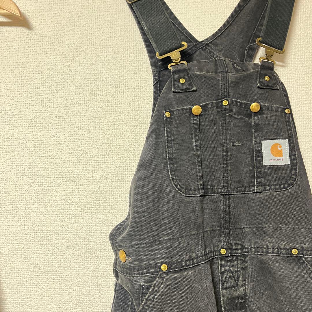Carhartt ブラック　オーバーオール
