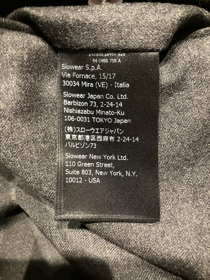 超美品！INCOTEX 1NT035 S100's SLIMFITウールパンツ②