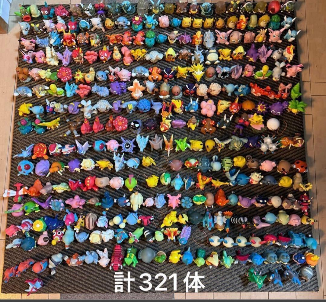 ポケモンキッズ初版 廃盤 激レア クリア版30体 計321体セット