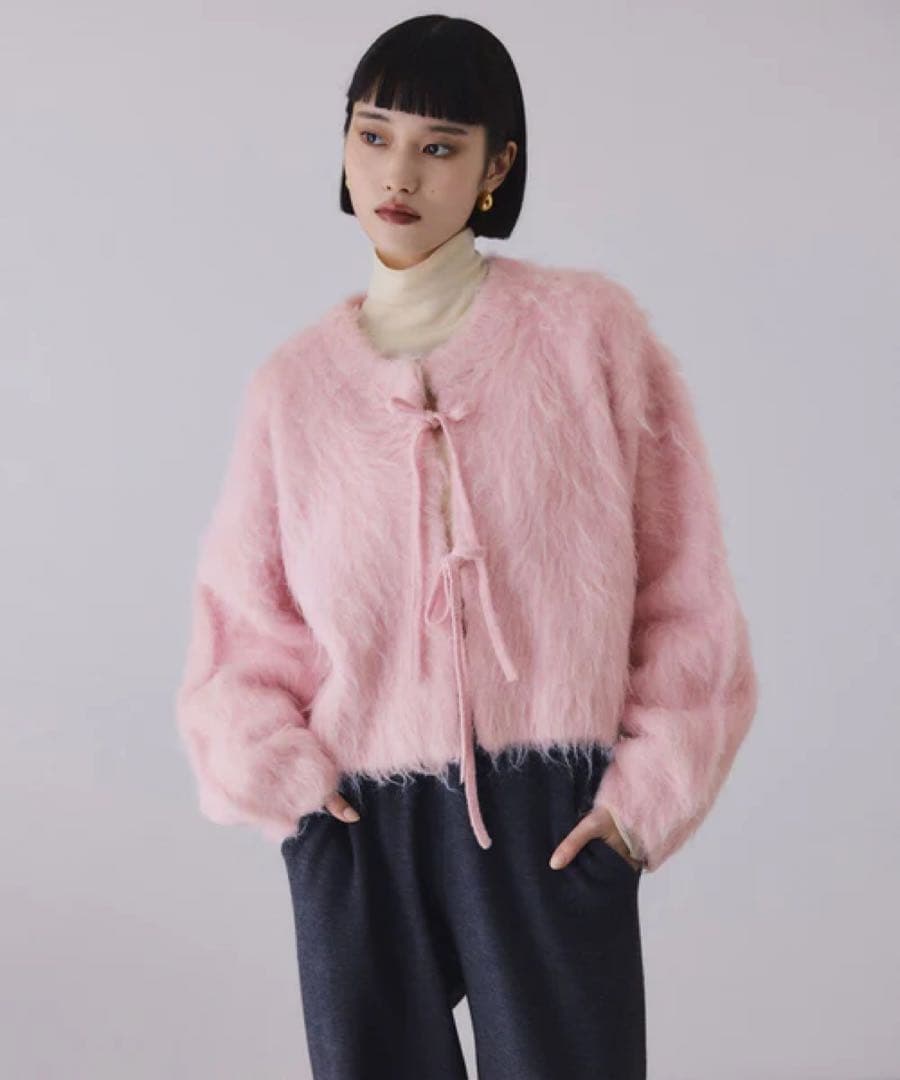 ADAM ET ROPÉ アルパカフラッフィーカーディガン