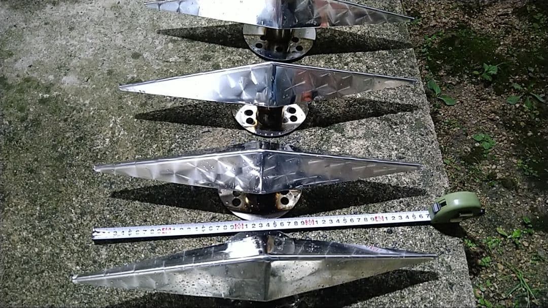 笑福丸　一文字ウロコスピンナー　ブラケット　セット