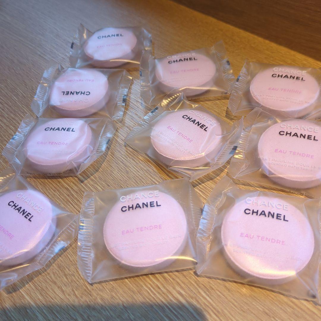 【未使用】CHANEL CHANCE Eau Tendre バスタブレット10個