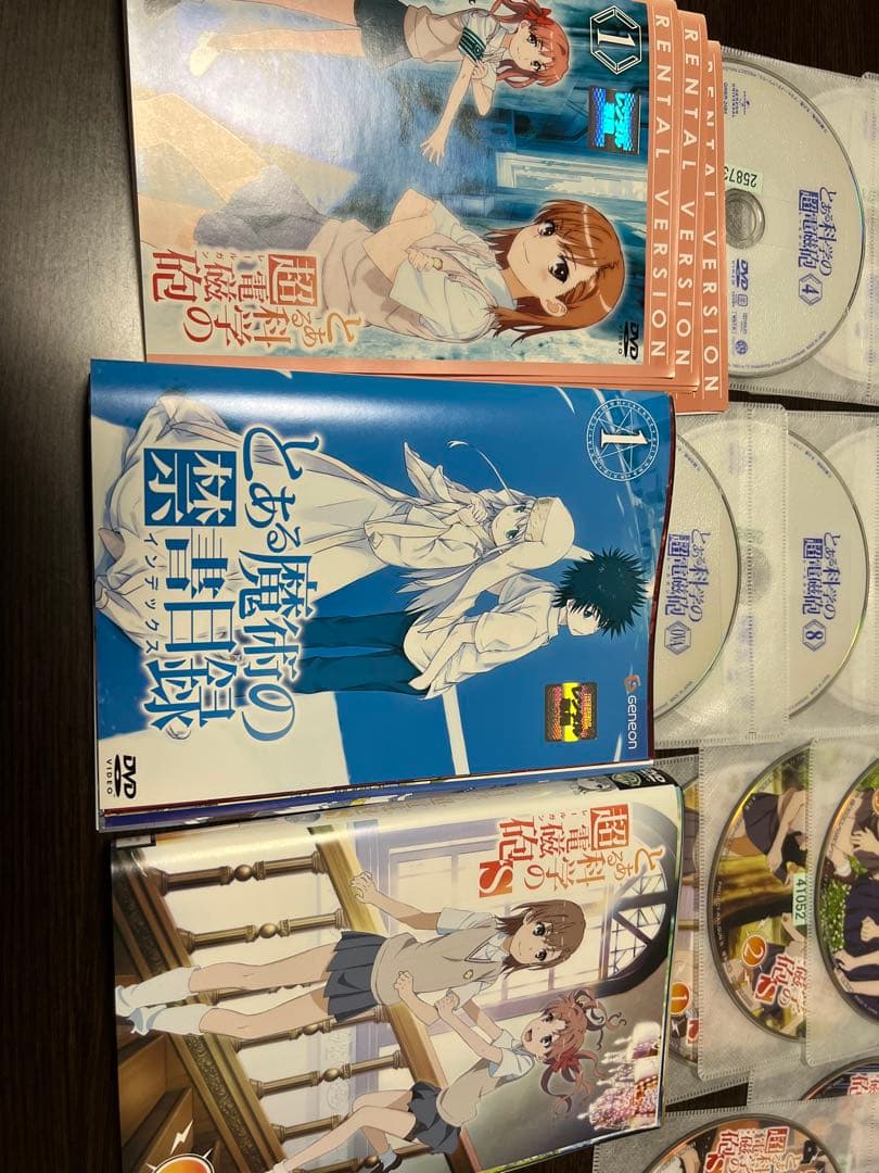 とある魔術の禁書目録 とある科学の超電磁砲 DVD レンタルアップ