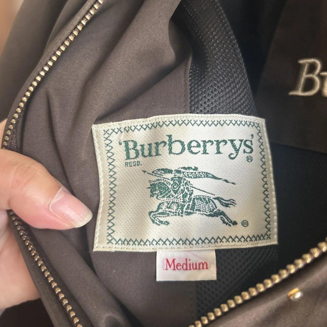 BURBERRYブラウン フード付き モッズコート