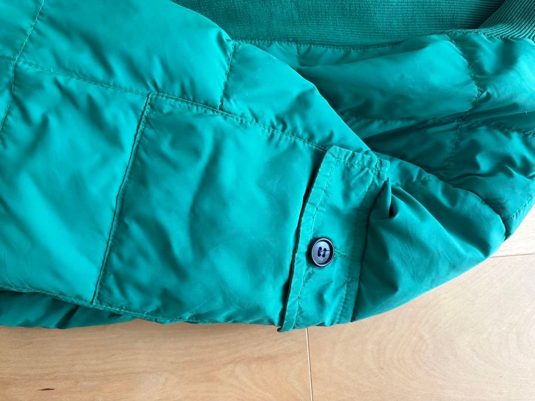 古着 80s Eddie Bauer ダウン ハーフジッププルオーバー 黒タグ