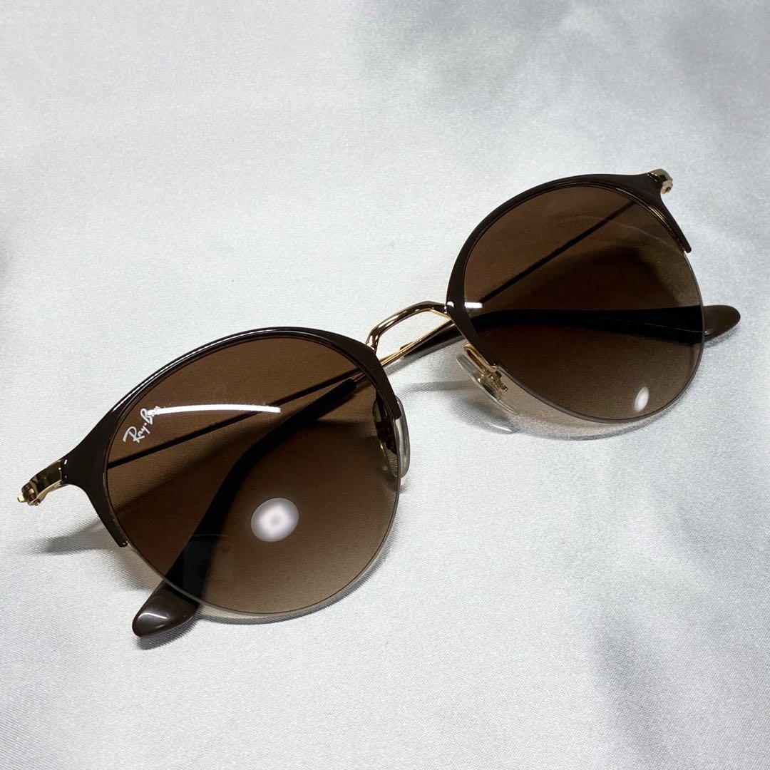 RB3578 レイバン サングラス クラブマスター ラウンド ブラウン 茶色 丸