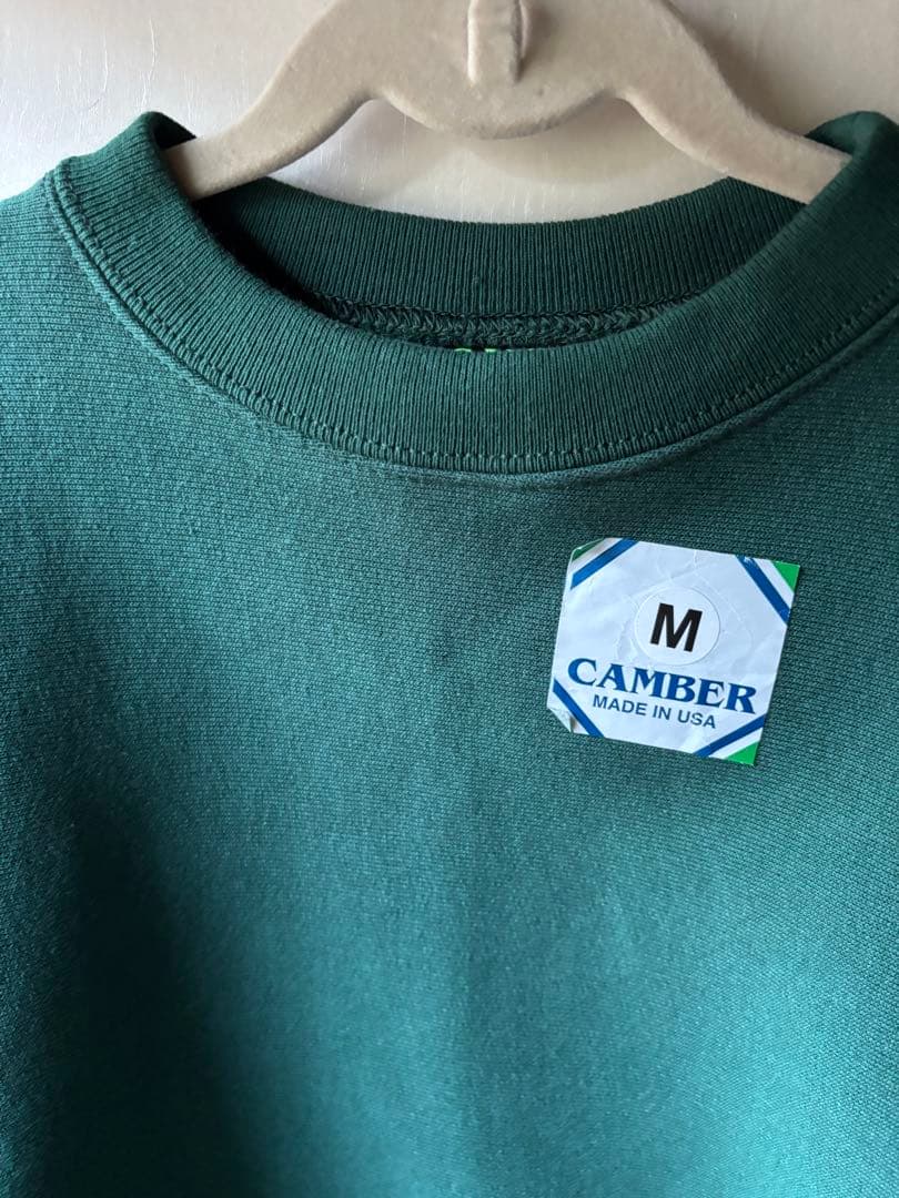 【未使用】CAMBERスウェット グリーン Mサイズ