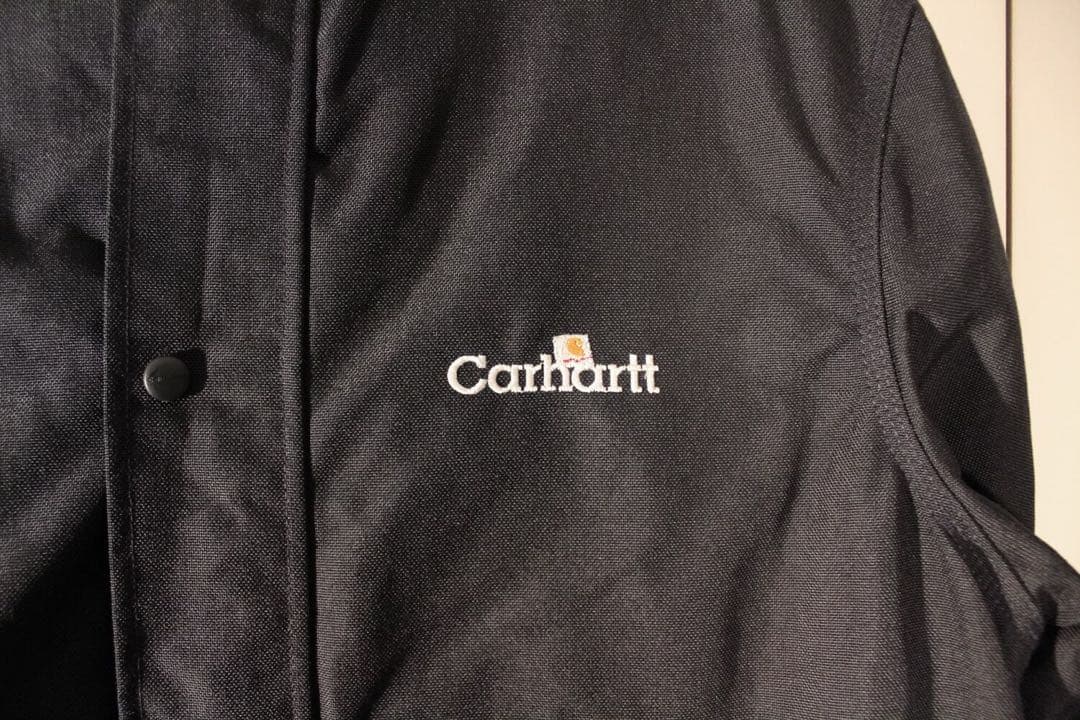 USA製 カーハート C50 エクストリームナイロンジャケット黒 メンズ古着XL