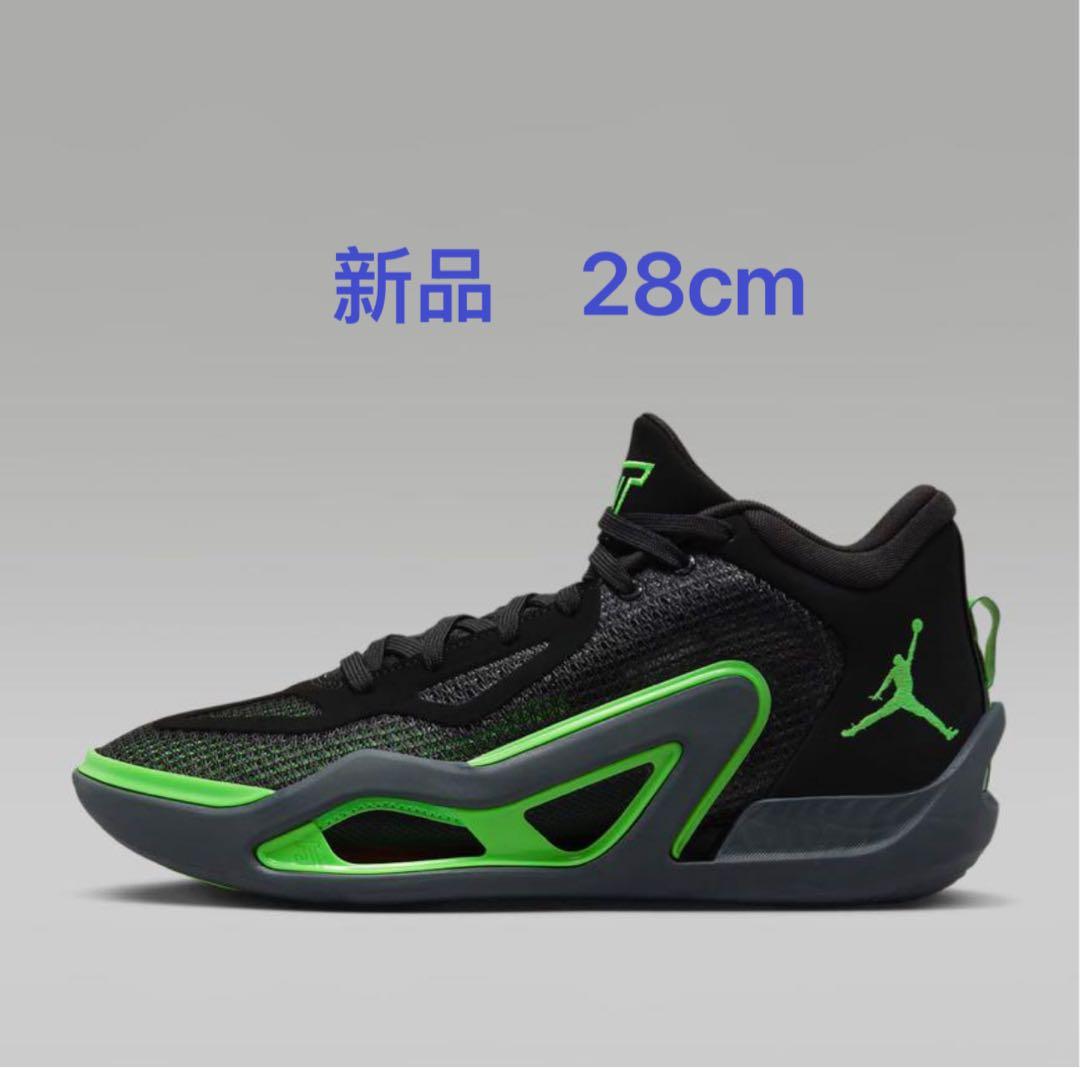 新品Nike Jordan Tatum 1 Black/Green 28cm