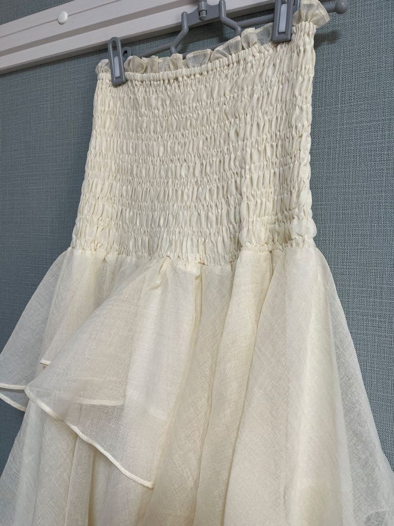 celon frilly tiered dress セロン アイボリー