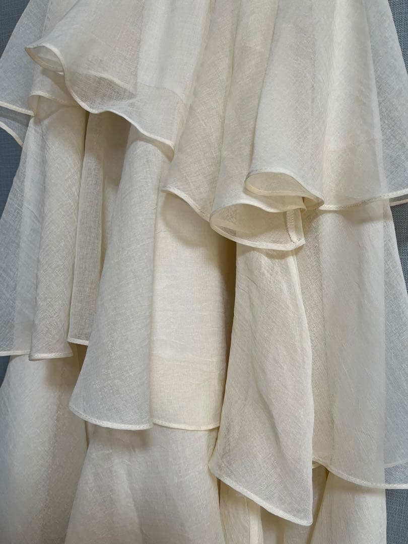 celon frilly tiered dress セロン アイボリー