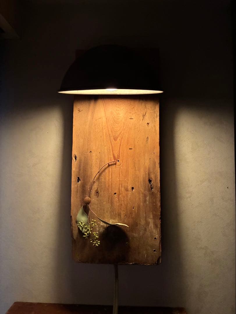 古道具 壁掛けライト 古材 シャビー 古雑貨