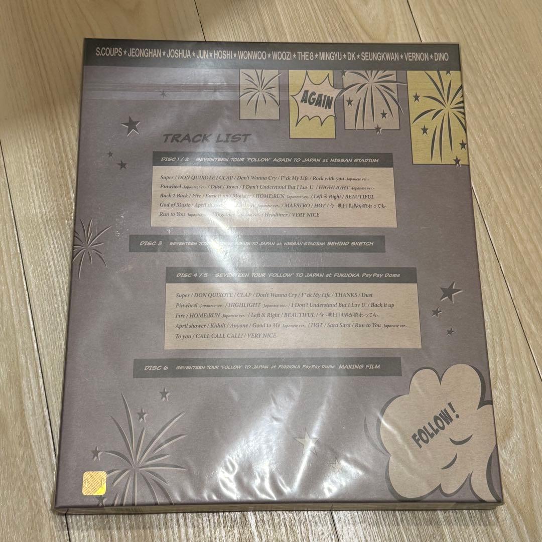 SEVENTEEN TOUR 'FOLLOW' AGAIN DVD 未開封