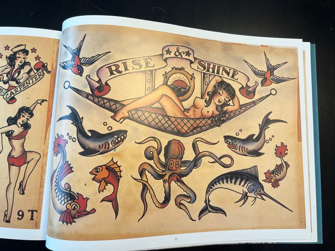 (廃盤) Sailor Jerry Tattoo Flash 本　vol.1