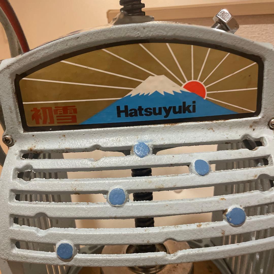 初雪かき氷機 手動式