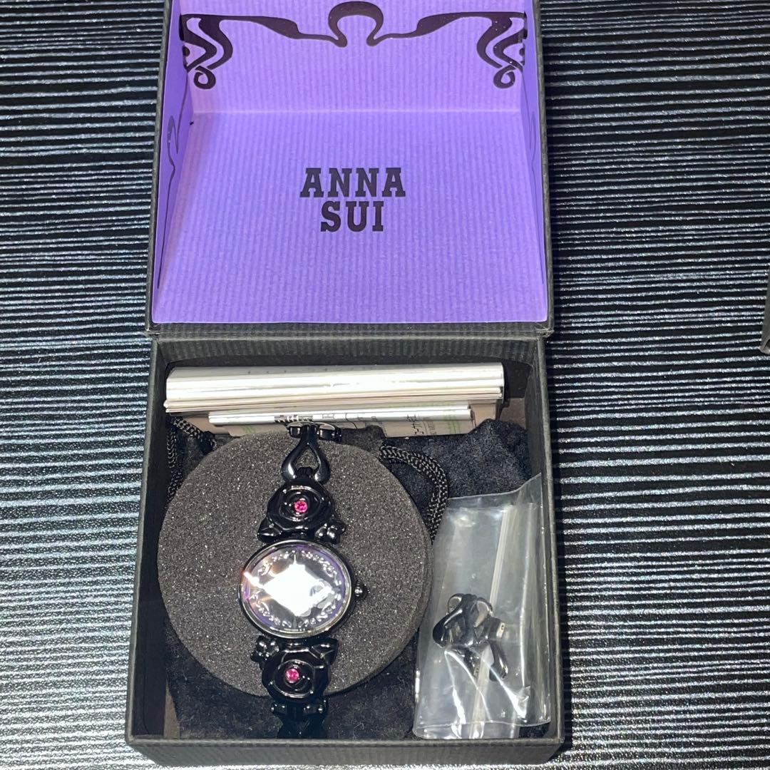 限定モデル ANNA SUI ブラックローズ時計