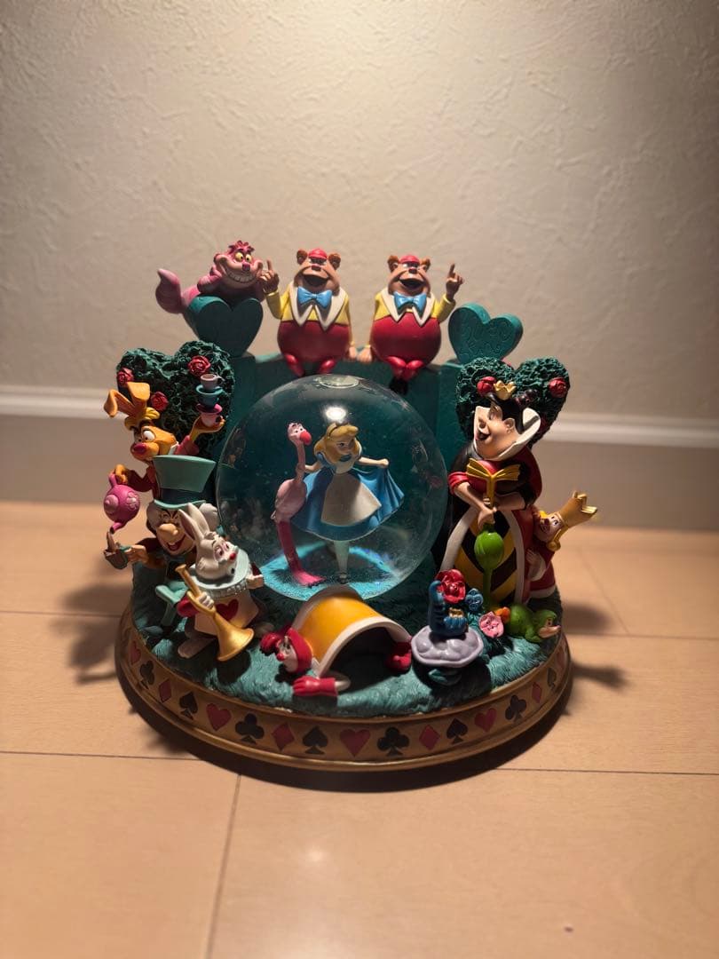 【レア★海外ディズニーストア購入品】不思議の国のアリススノードームスノーグローブ