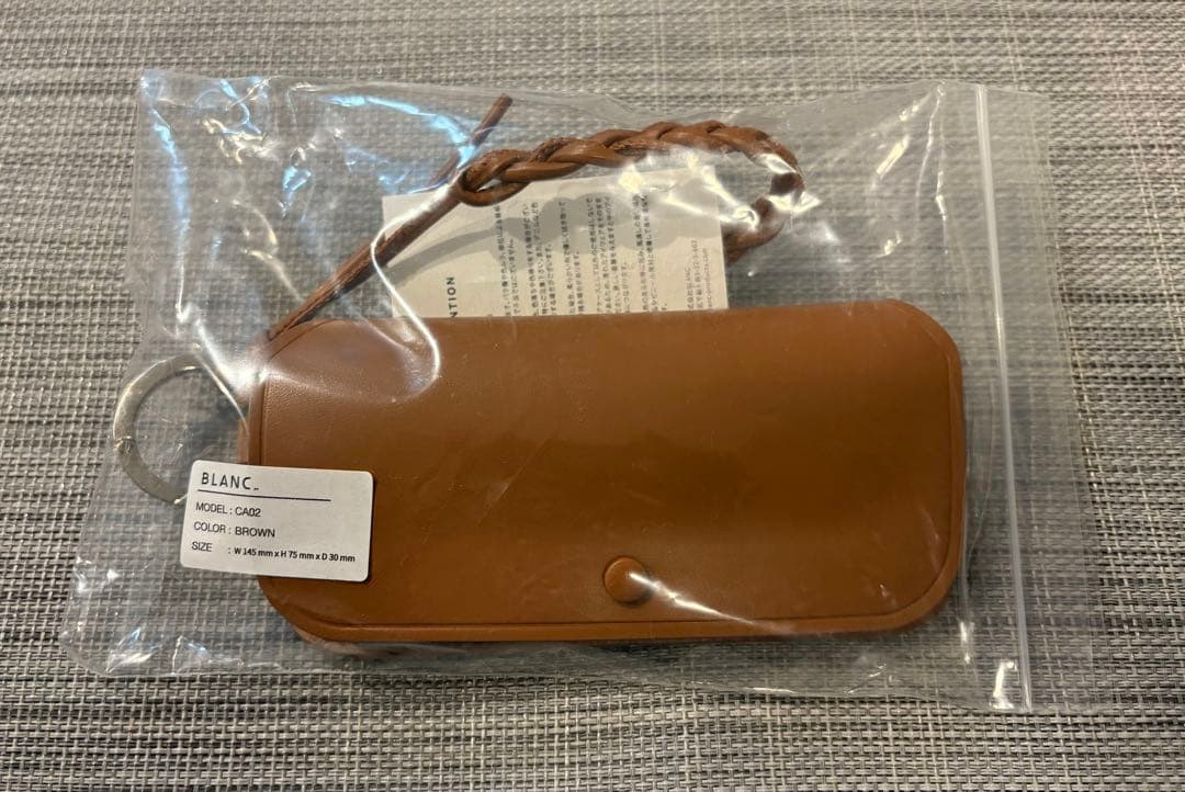【新品タグ付き】BLANC. アイウェアケース