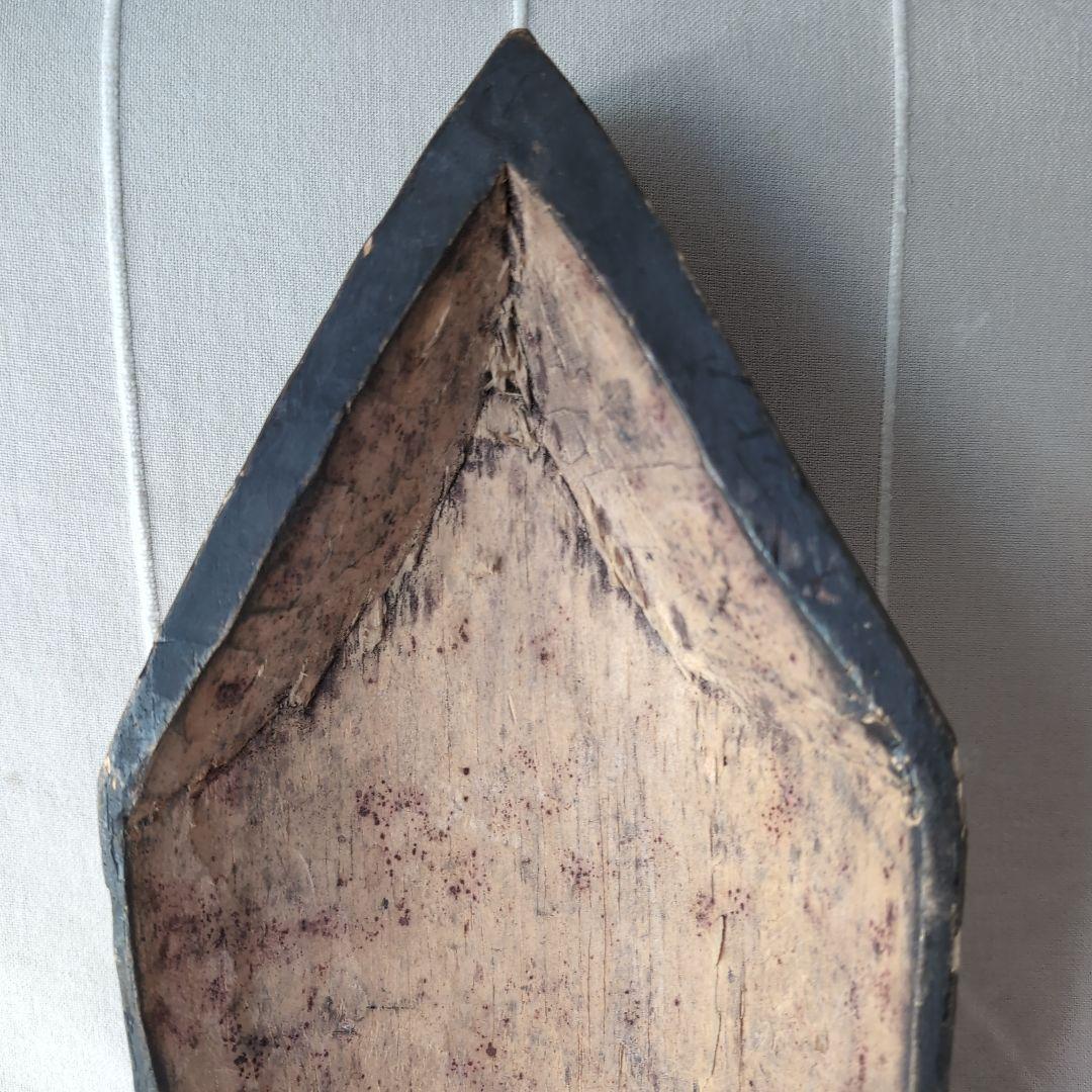 アフリカンマスク 仮面 木製 彫刻 約30cm ヴィンテージ アンティーク