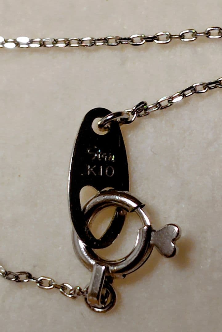 e*a様 STAR JEWELRY Girl☆K10　0.02ct ネックレス