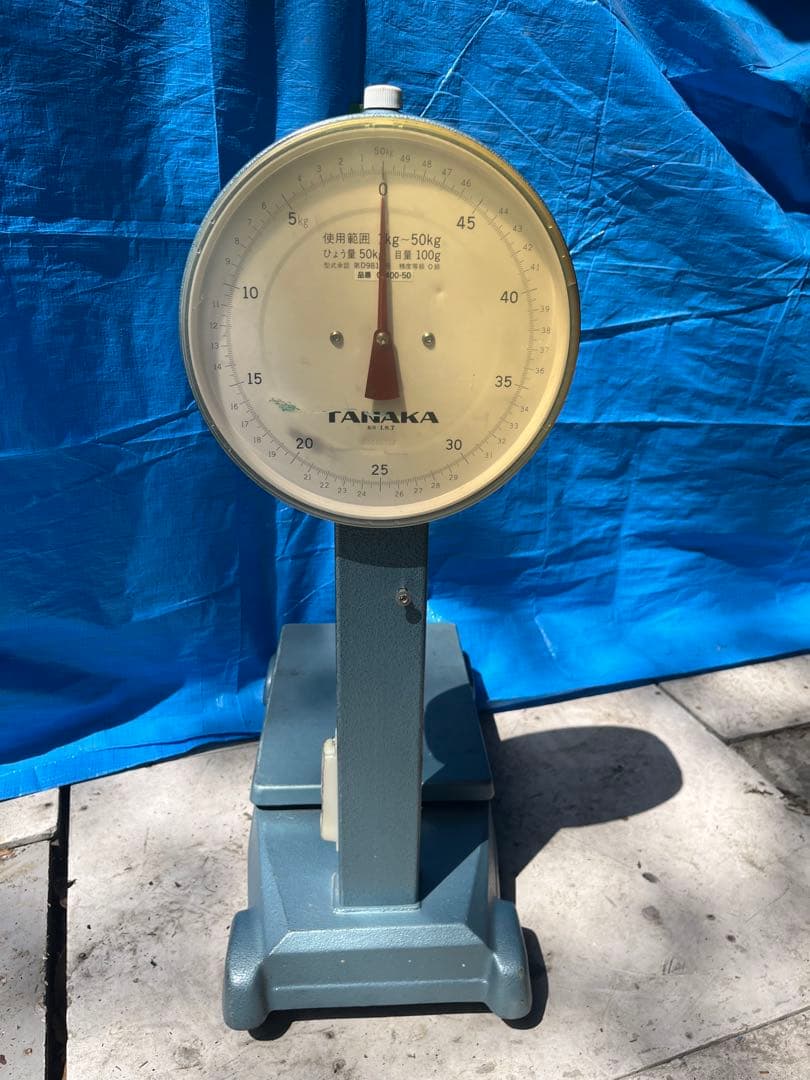 TANAKA 体重計 自動台秤　キャスターつき 送料込み