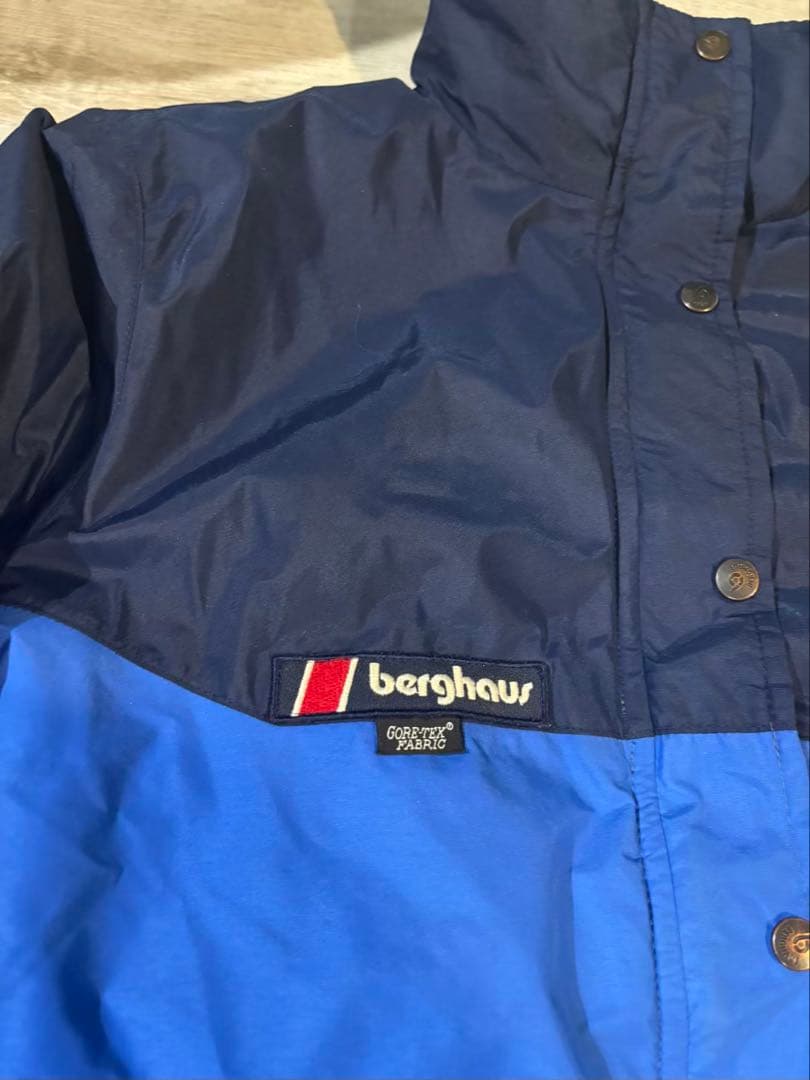 293 Berghaus 90s 英国製GORE-TEXマウンテンネイビーブルー