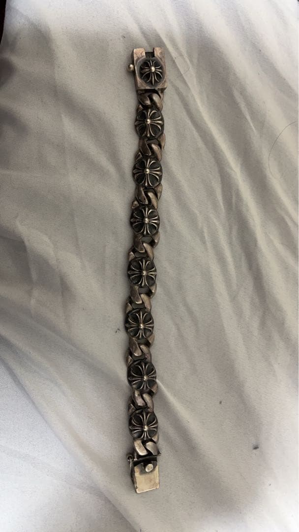 フラワーモチーフ シルバー ブレスレット