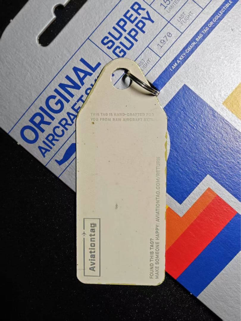 スーパーグッピー Aviationtag 黄色