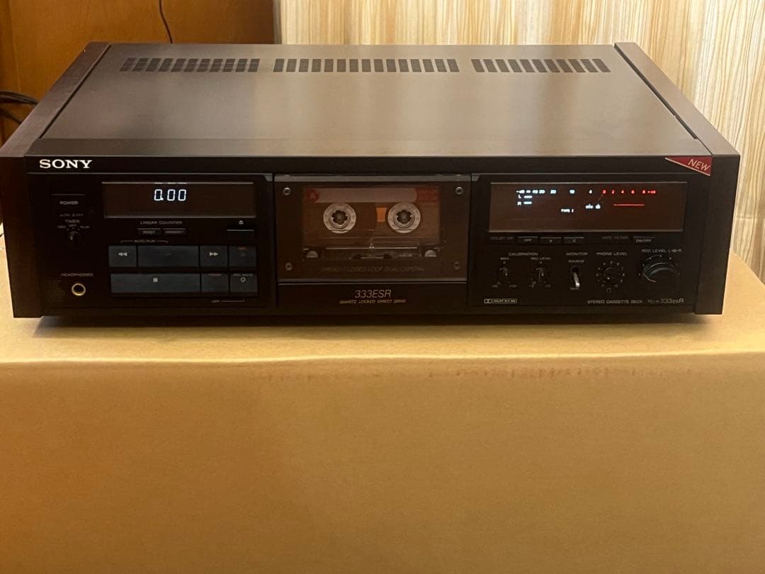 SONY TC-K333ESR カセットデッキ 通電確認済みジャンク